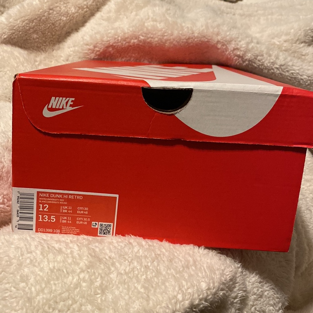 Nike Dunk Hi Retro men’s US size 12 - Picture 10 of 11